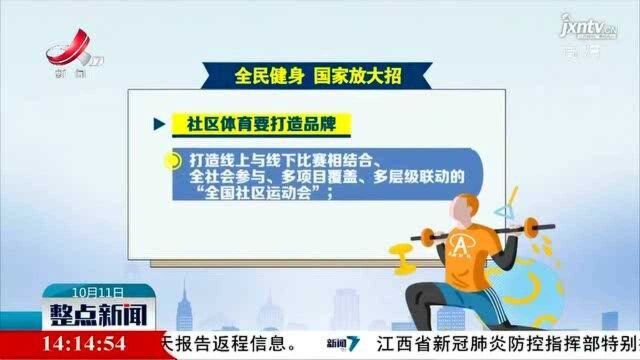 全民健身 国家放大招:社区体育要打造品牌