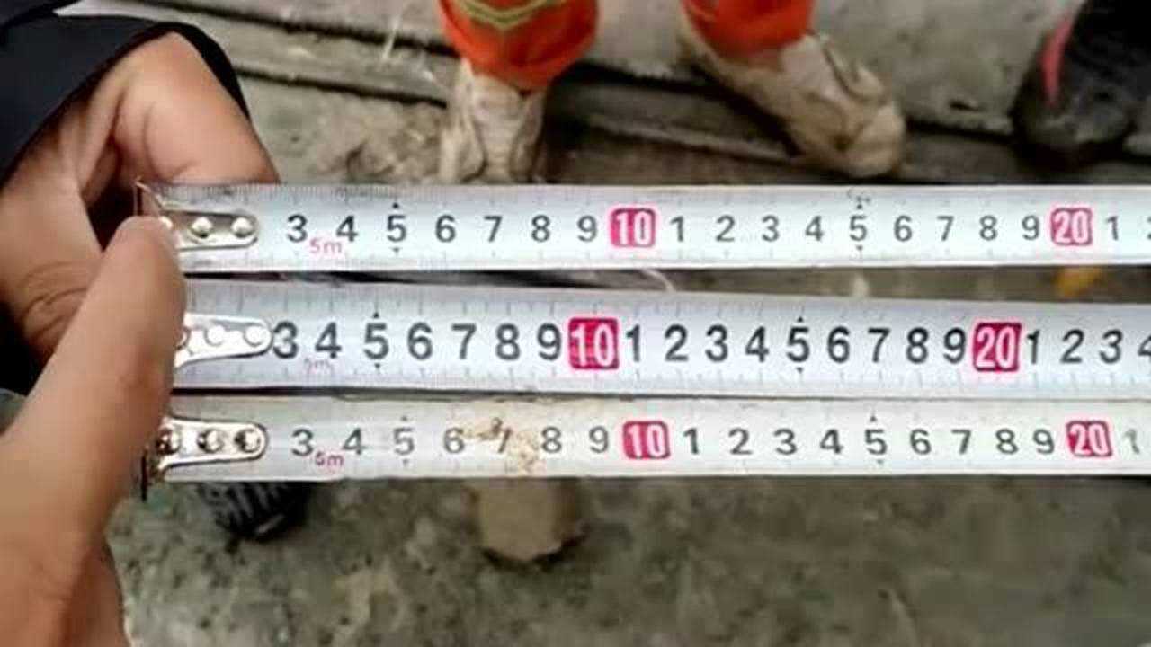 三把卷尺的差距个个不一样,工地上不为人知的秘密,这下全都暴露了!