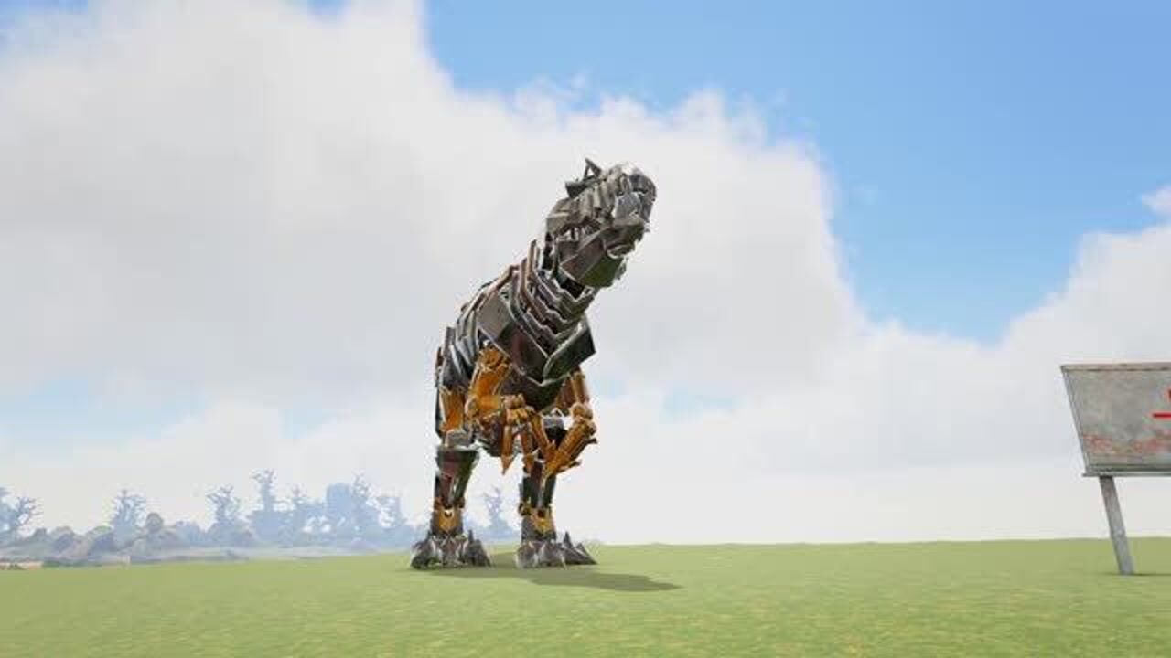 钢铁恐龙大战食草龙