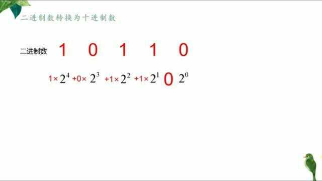 二进制数转换为十进制数的原理是什么?