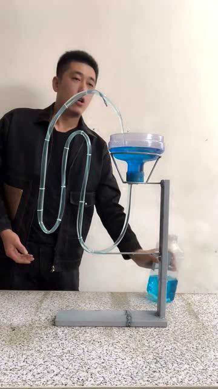 世上真的能造出永动机小伙发明永动水循环不靠外力不靠电啥原理