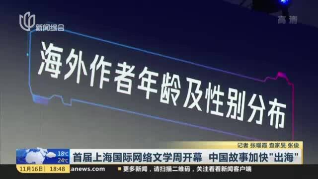 首届上海国际网络文学周开幕 中国故事加快“出海”