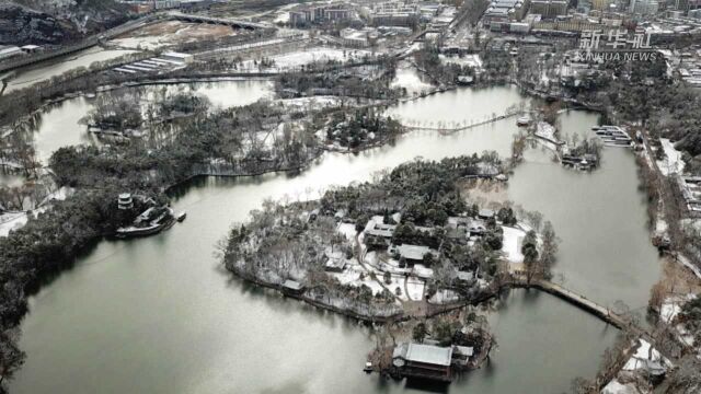 (美丽中国)河北:承德避暑山庄雪景美如画