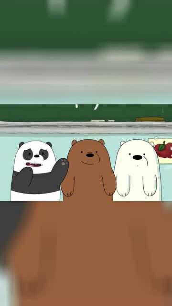 咱们裸熊酷酷的小白熊最受女孩子喜欢小胖达只能是个传纸条的