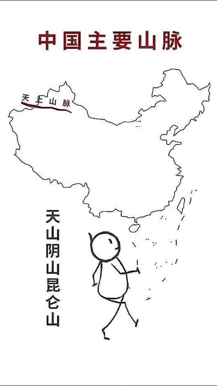 涨知识中国主要山脉口诀看了就能记住大半