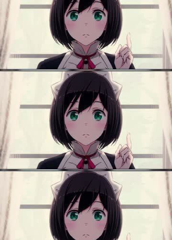 动漫你对女仆提出这样要求妹纸肯定一脸嫌弃表情的对着你