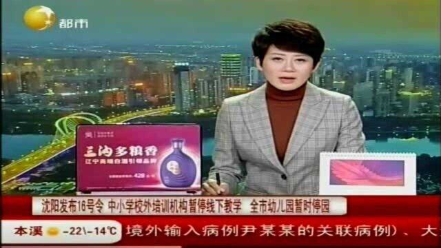 沈阳发布16号令,中小学校外培训机构暂停线下教学