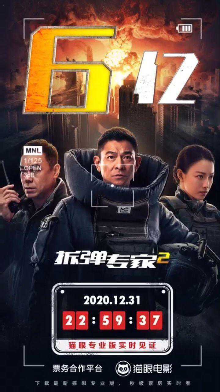 拆弹专家2 总票房破6亿!#刘德华 #倪妮