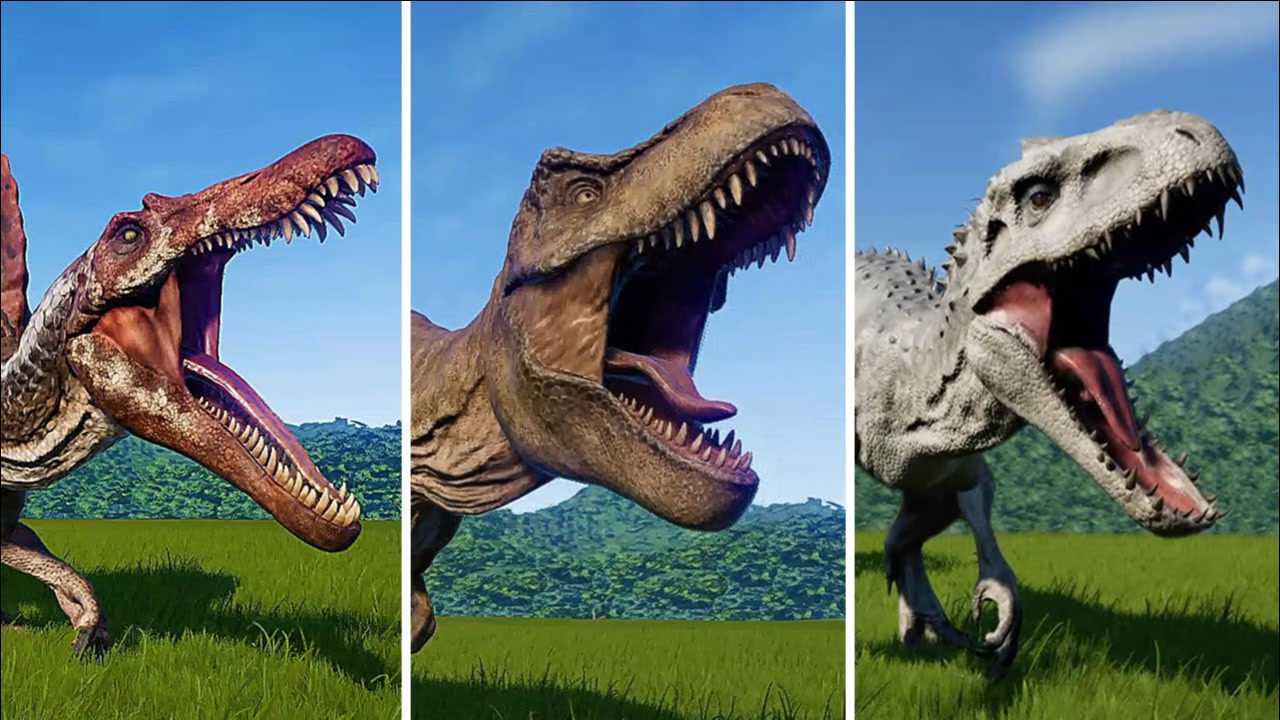 霸王龙对战暴虐龙,一场生死攸关的决斗_腾讯视频