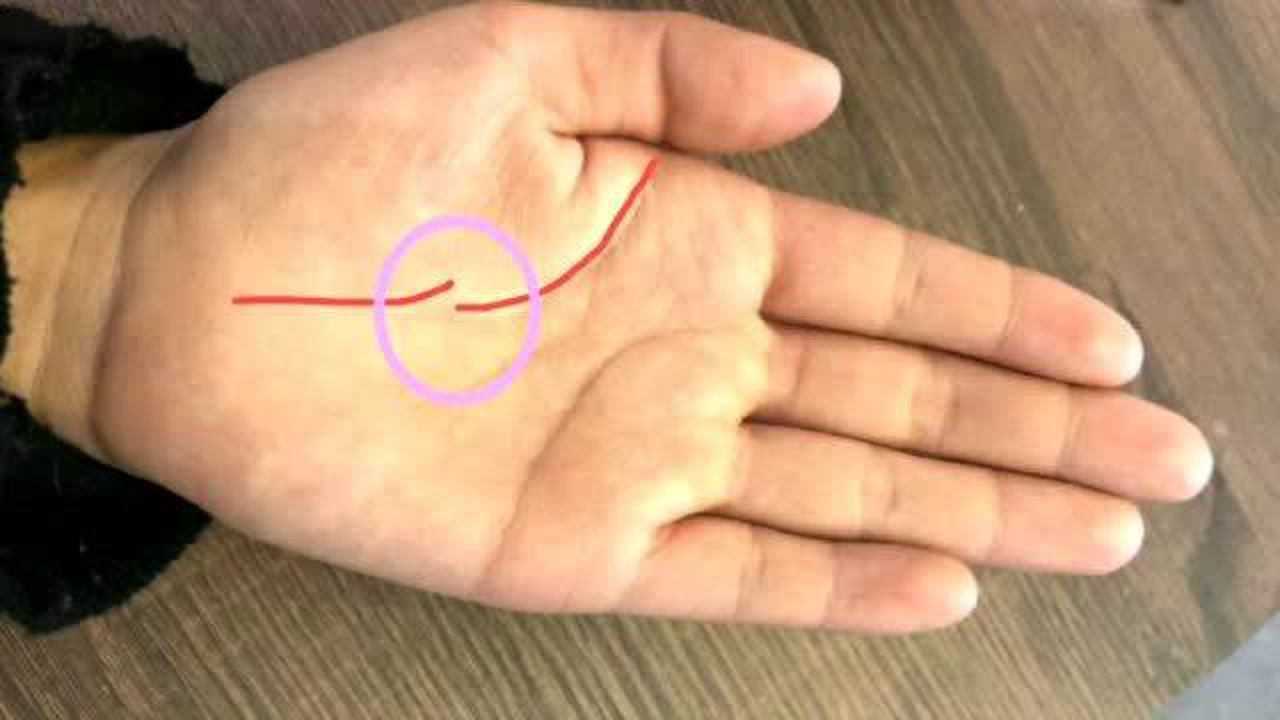 生命线有断开,代表短命,手相误区解读_腾讯视频