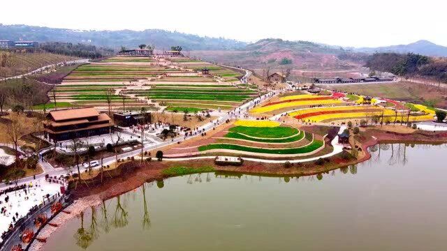 年底去璧山古道湾游玩虽然还没建设完工人还蛮多!