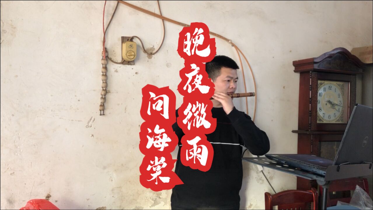 乐器竹笛笛子晚夜微雨问海棠cover镜予歌陈亦洺喧笑