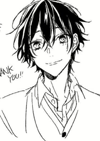 堀与宫村男主宫村伊澄的线稿绘制过程