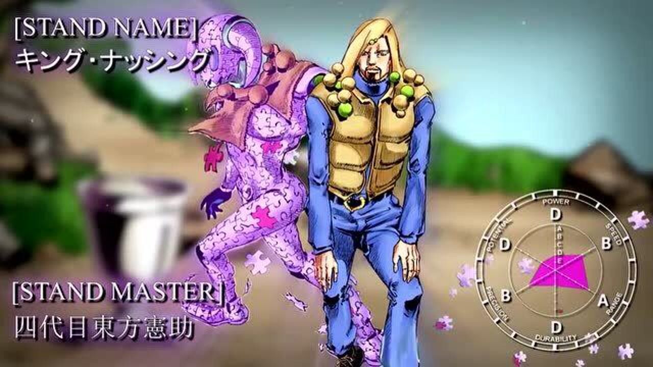 jojolion替身介紹kingnothing虛名之王