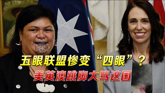 因为中国,五眼联盟惨变“四眼”?美英澳彻底急了,跳脚大骂这国