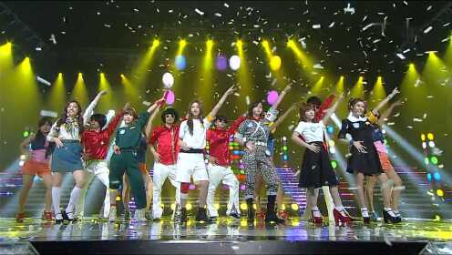 韩国过气女团T-ara，11年8月在SBS现场演绎Roly Poly ，罕见版本