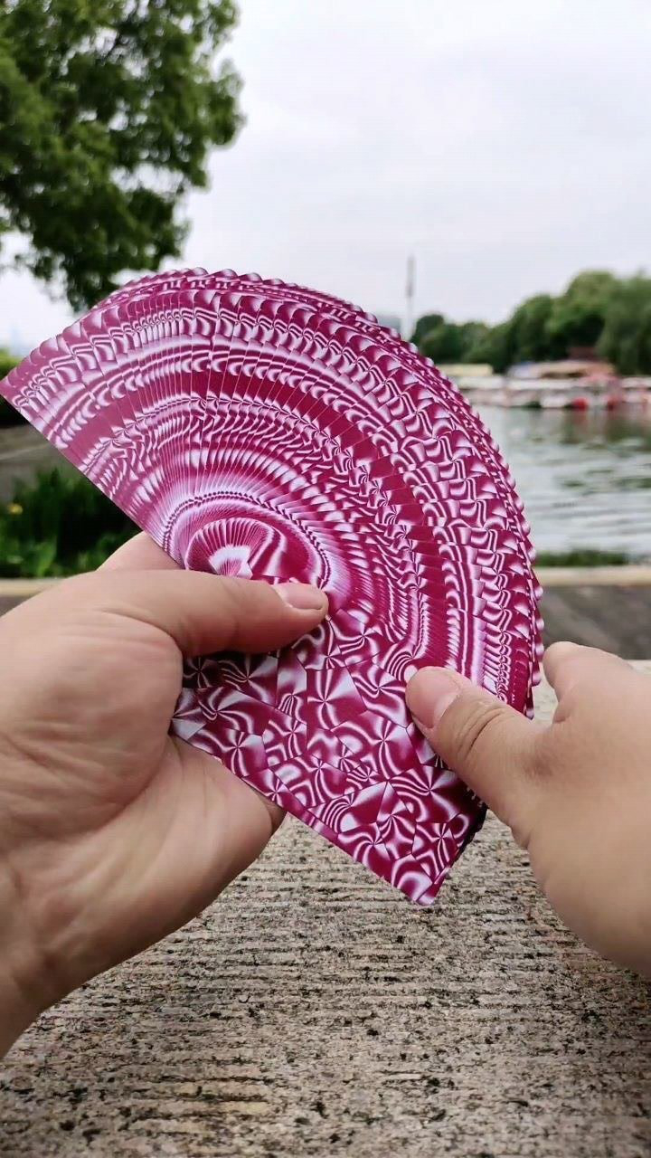 扑克自动开扇,你学会了吗?