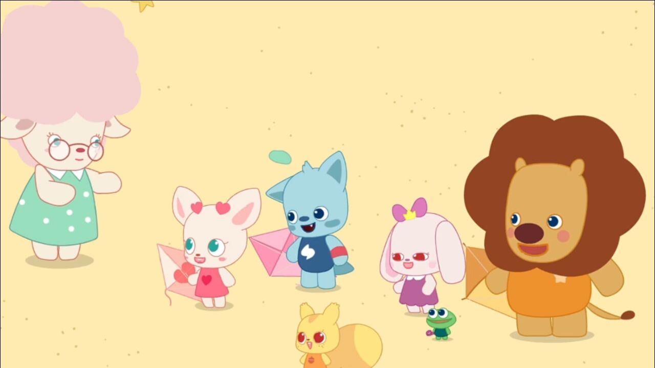 小鹿杏仁儿39:幼儿园组织放风筝,小朋友们配合的太棒啦