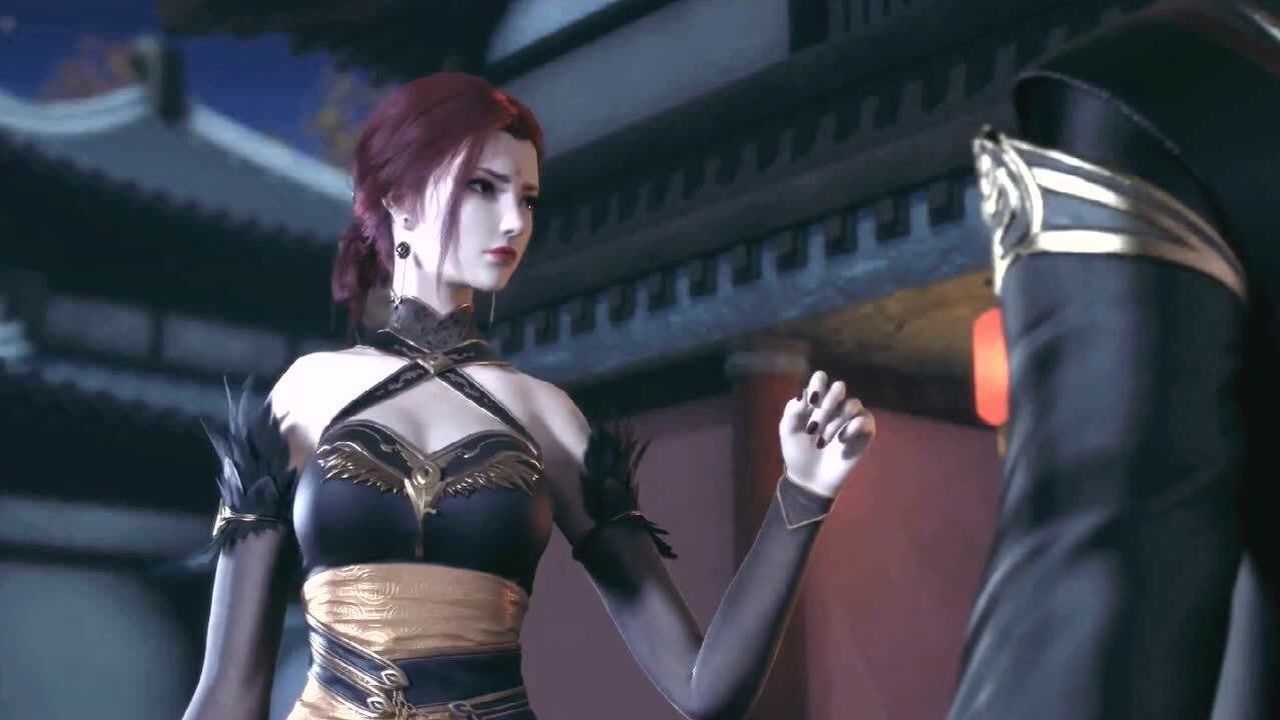 斗破苍穹第四季:萧炎和雅妃当纳兰嫣然的面撒狗粮,看着都觉得酸_腾讯