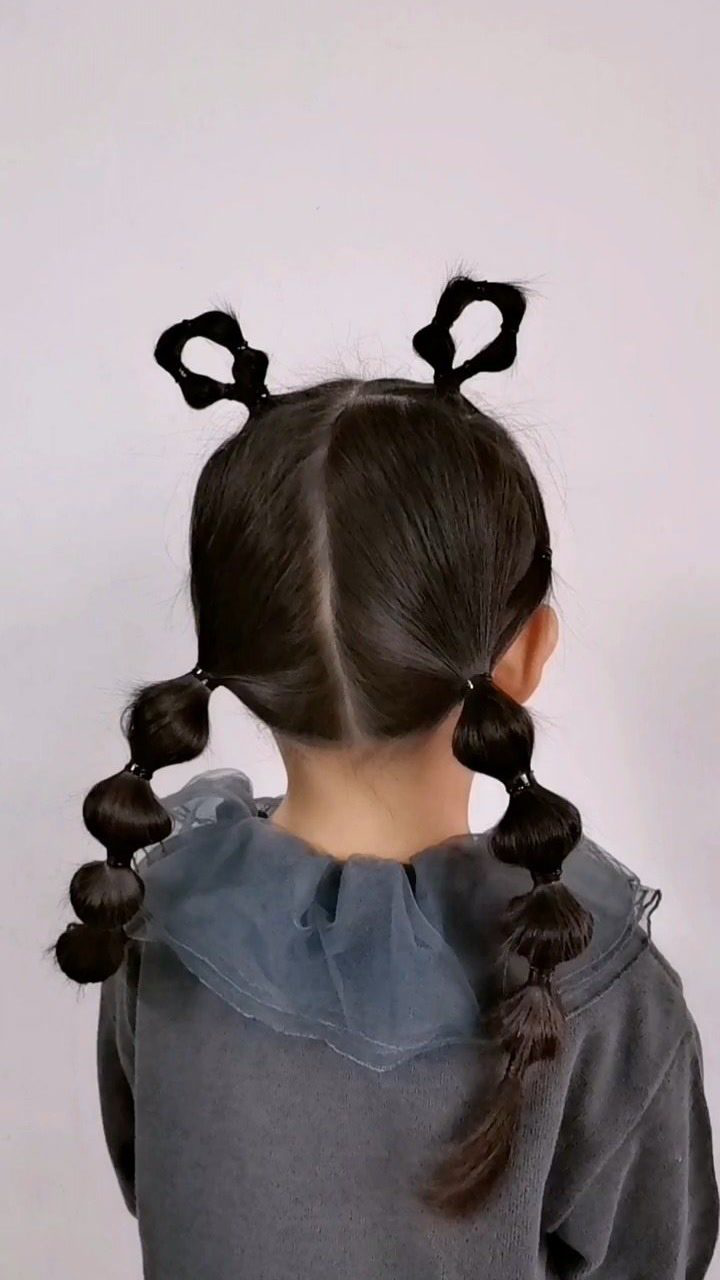 你们要的老师扎的星星发型教程来了,简单又好看,快安排起来吧!