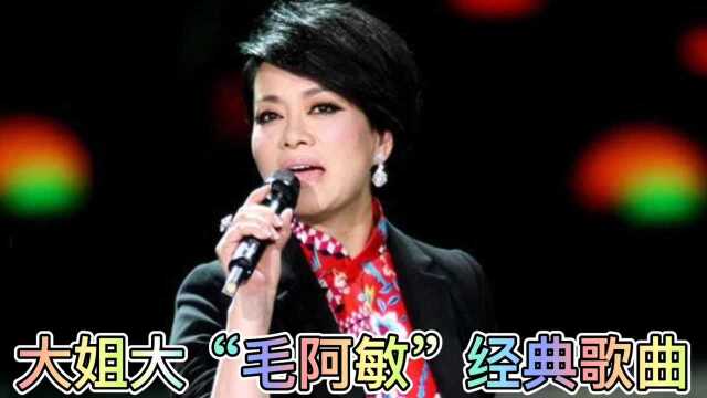 大姐大“毛阿敏”经典歌曲,你听过几首?当年你多大?