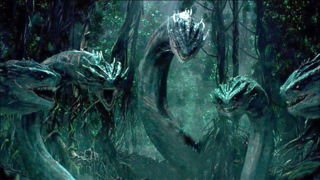 怪兽奇谈湖底的食人怪兽九头蛇海德拉的故事