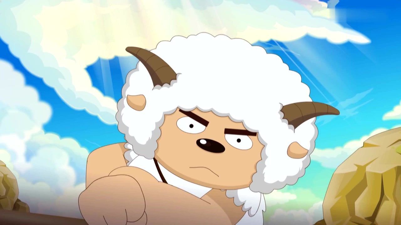 喜羊羊美羊羊变成肌肉猛汉一身强壮的肌肉灰太狼都干不过