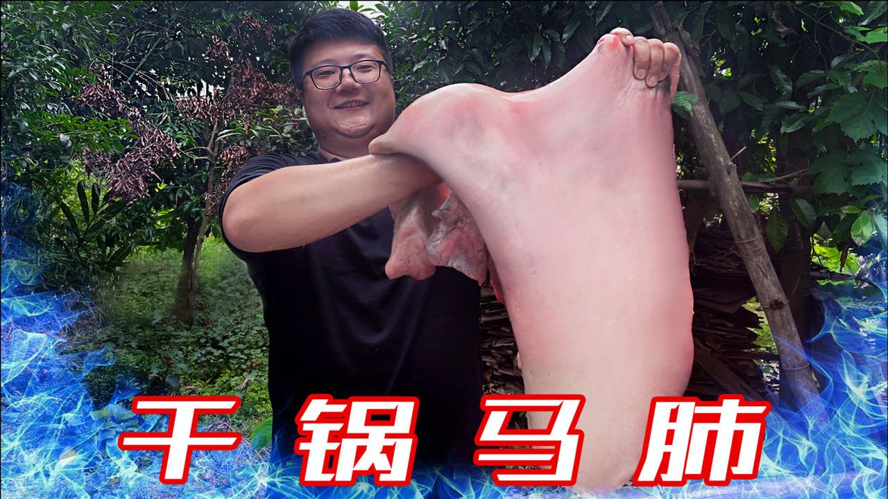 205买了一只马肺,阿米做"干锅马肺"香辣入味,开胃下饭