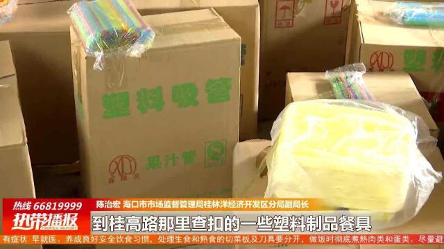 违禁塑料制品藏身仓库 2900余箱货品被查扣