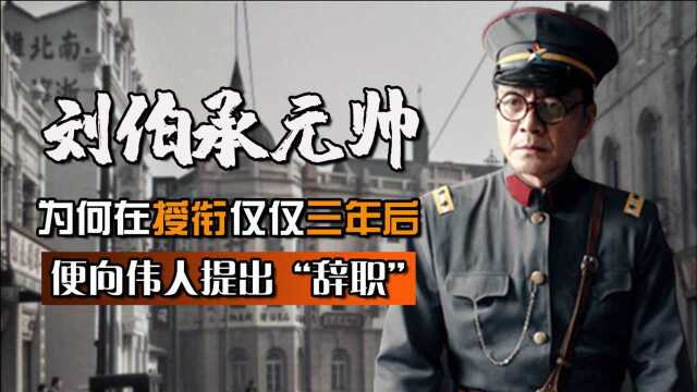 1958年刘伯承提出“辞职”,却被彭老总点名批评?你看伟人怎么说