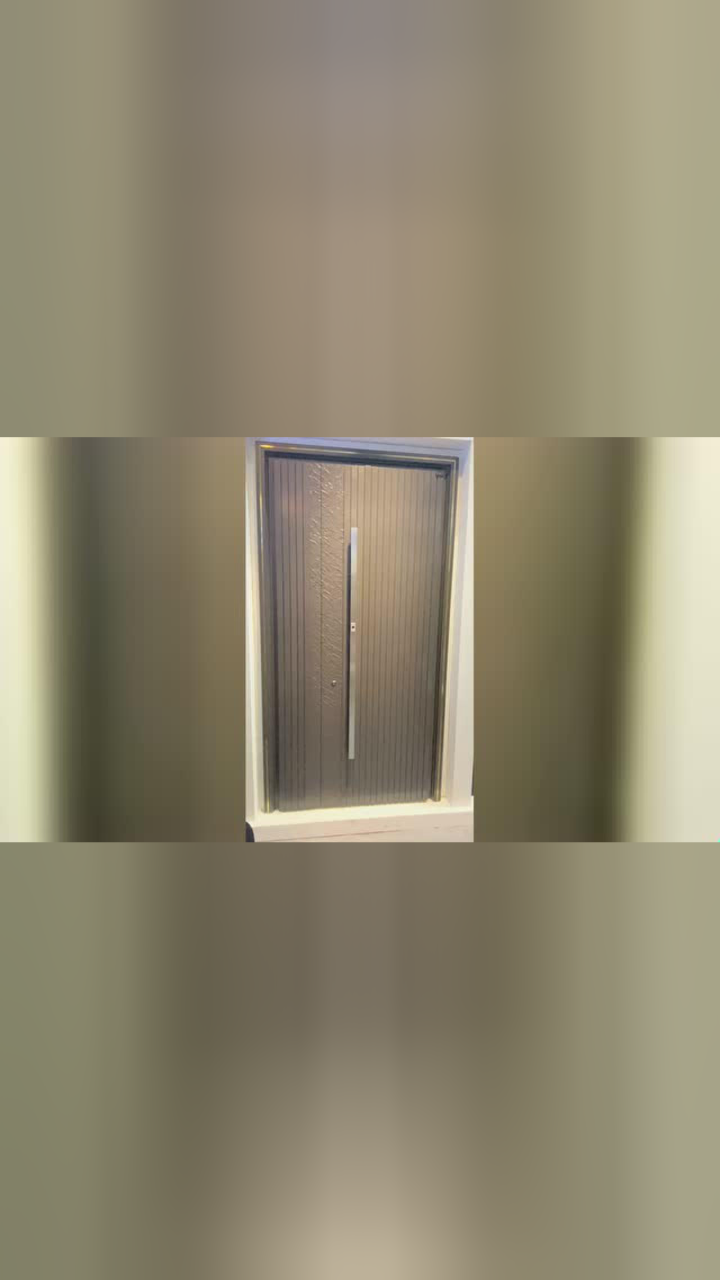 304不锈钢加长大拉手标准7068电动锁体c级防盗锁芯关门自动电机上锁