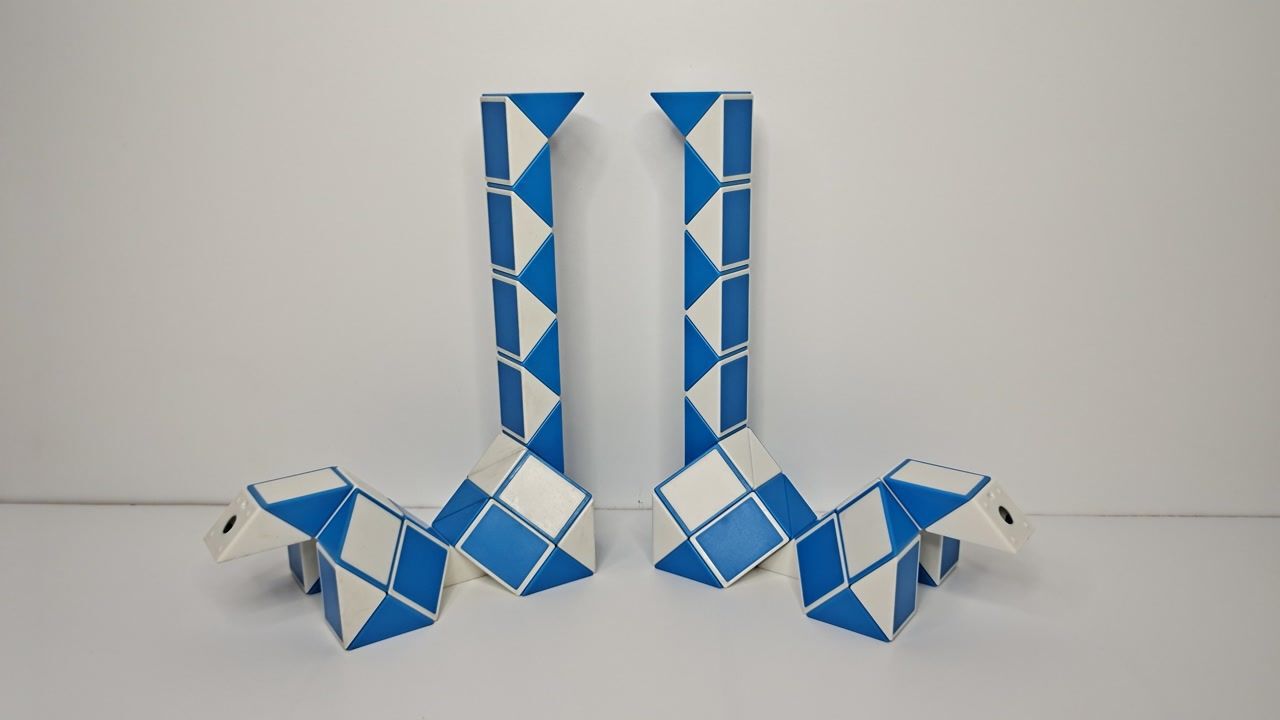 36段魔尺教程变尼斯湖水怪,简单易学,慢动作一步一步教会你