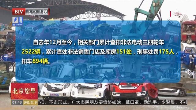 电动三四轮上路出新规,2024年违规车不得上路