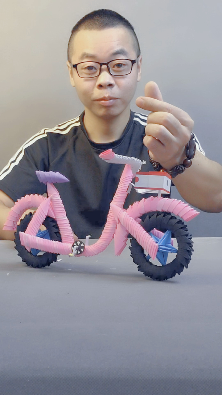 折纸手工简单 自行车图片