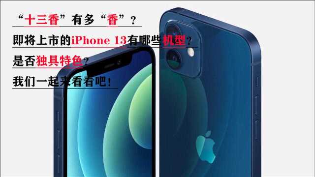 “十三香”有多“香”,iPhone 13这次又是否独具特色呢?我们一起来看看吧!