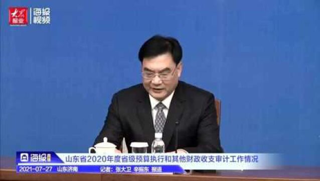 2020年山东省级预算执行和其他财政收支审计情况出炉