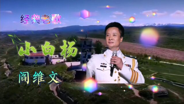 《小白杨》:阎维文成名经典,致敬边防军人,守护国家安全