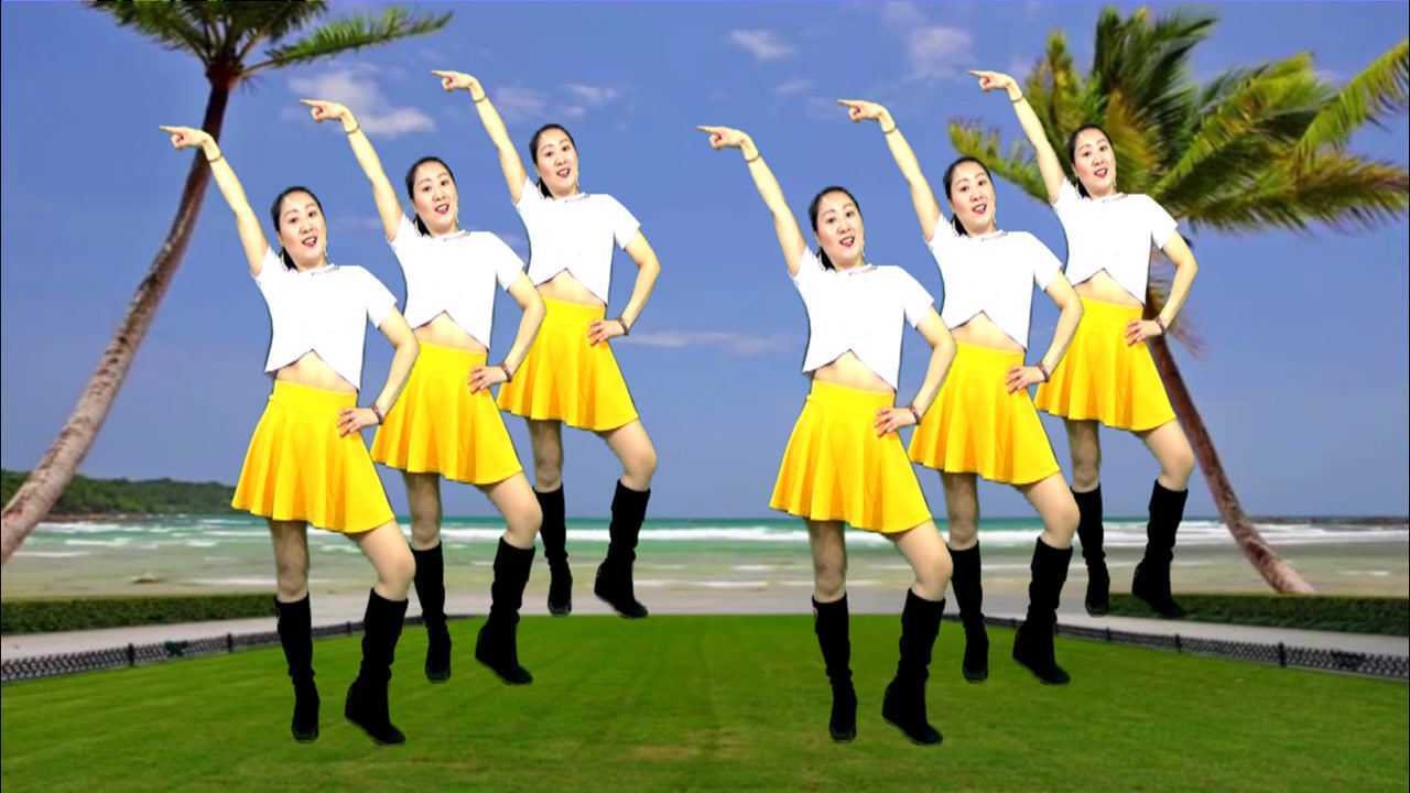 网红广场舞你好李焕英水兵舞风格简单好看易学