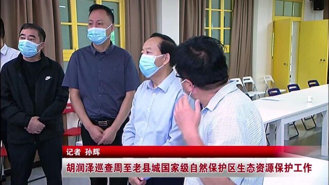 胡润泽巡查周至老县城国家级自然保护区生态资源保护工作