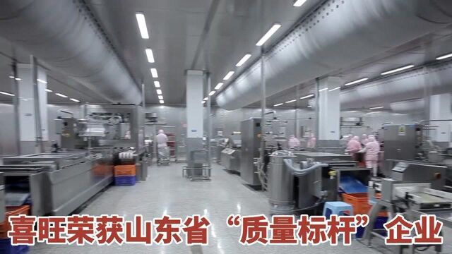 喜旺获评山东省“质量标杆”企业