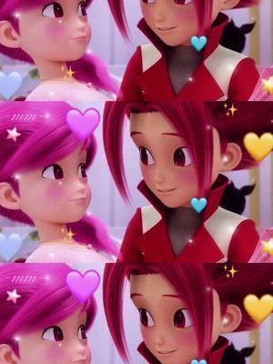 互相喜爱的感情是甜甜的#动画#劲战炫车#罗伊爱丽#伊丽cp #慕容梦莓