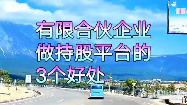 有限合伙企业做 员工持股平台的好处 【48】