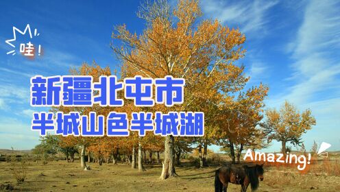 [图]新疆自驾途经北屯，登上成吉思汗点将台，品尝珍贵的白斑狗鱼