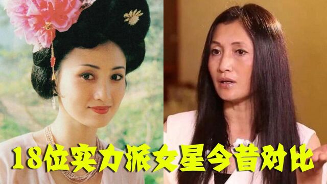 18位实力派女星今昔,林芳兵老到不敢认,55岁大郑爽风韵不减仍如少女