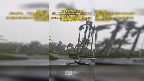 台风“圆规”登陆海南琼海，多地海水倒灌，倒伏树木超3000棵