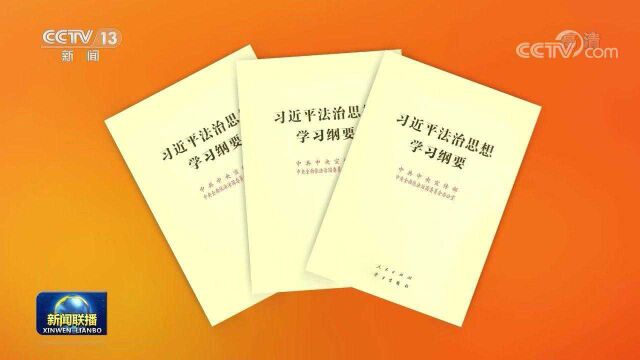 《习近平法治思想学习纲要》出版发行