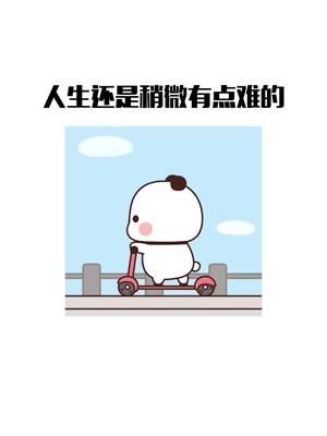 人生还是有点难的你要有所准备加油能解决的问题不多表情包