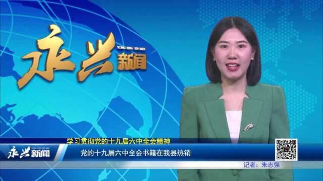 党的十九届六中全会书籍在我县热销