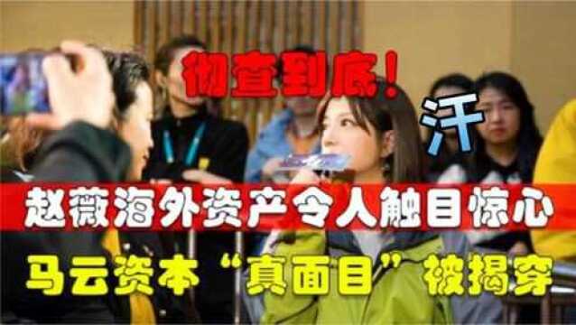 一定彻查到底!赵薇资产令人触目惊心,马云资本“真面目”被曝光