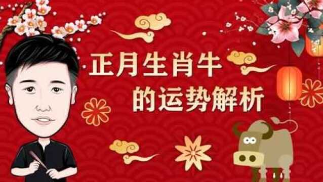 虎年正月生肖牛的运势解析